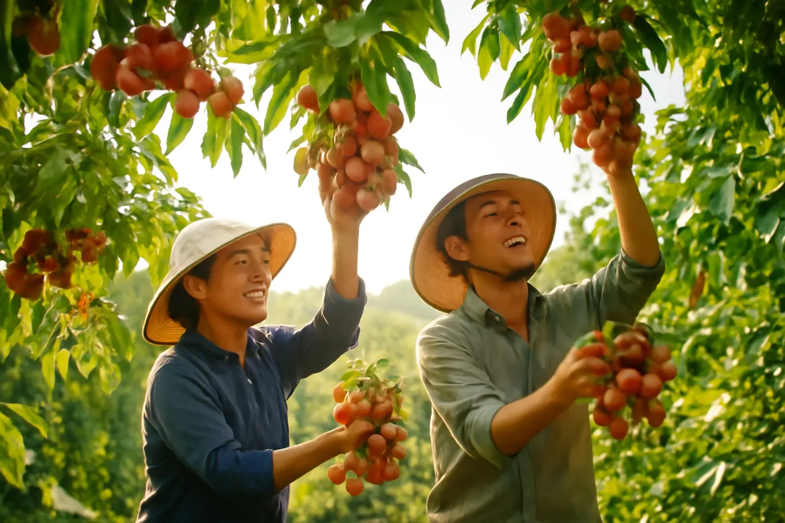 Mùa hè miền Bắc ăn quả gì: lịch mận, vải, nhãn, na từ tháng 5 đến tháng 8