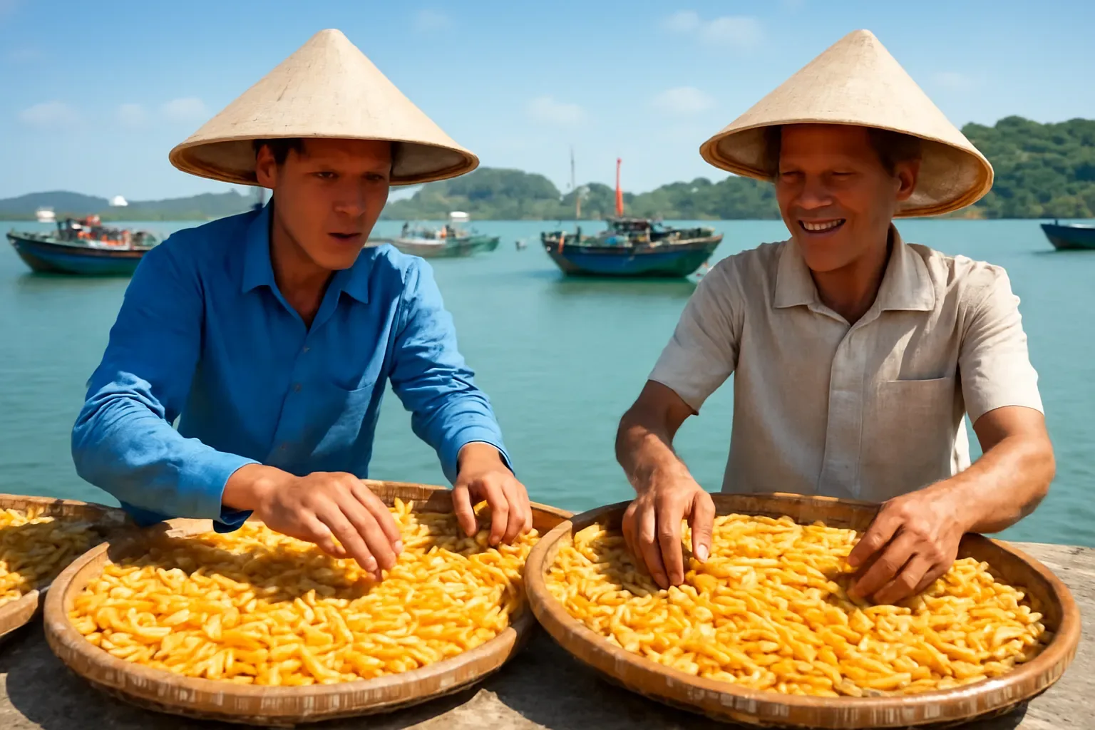 Sá sùng, ngán, sam biển Quảng Ninh: món nào mua khô, món nào ăn tươi
