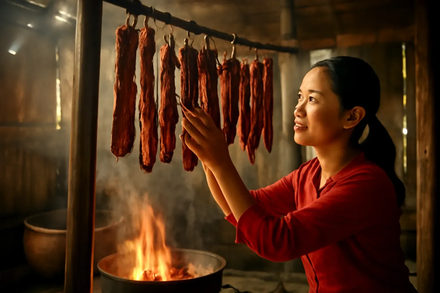 Thịt trâu gác bếp thật hay giả: 7 dấu hiệu nhận biết trước khi mua